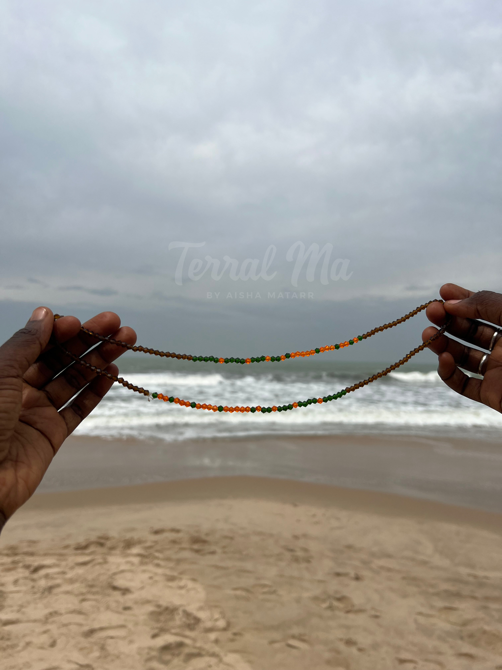VIBE - Brown, Orange & Green