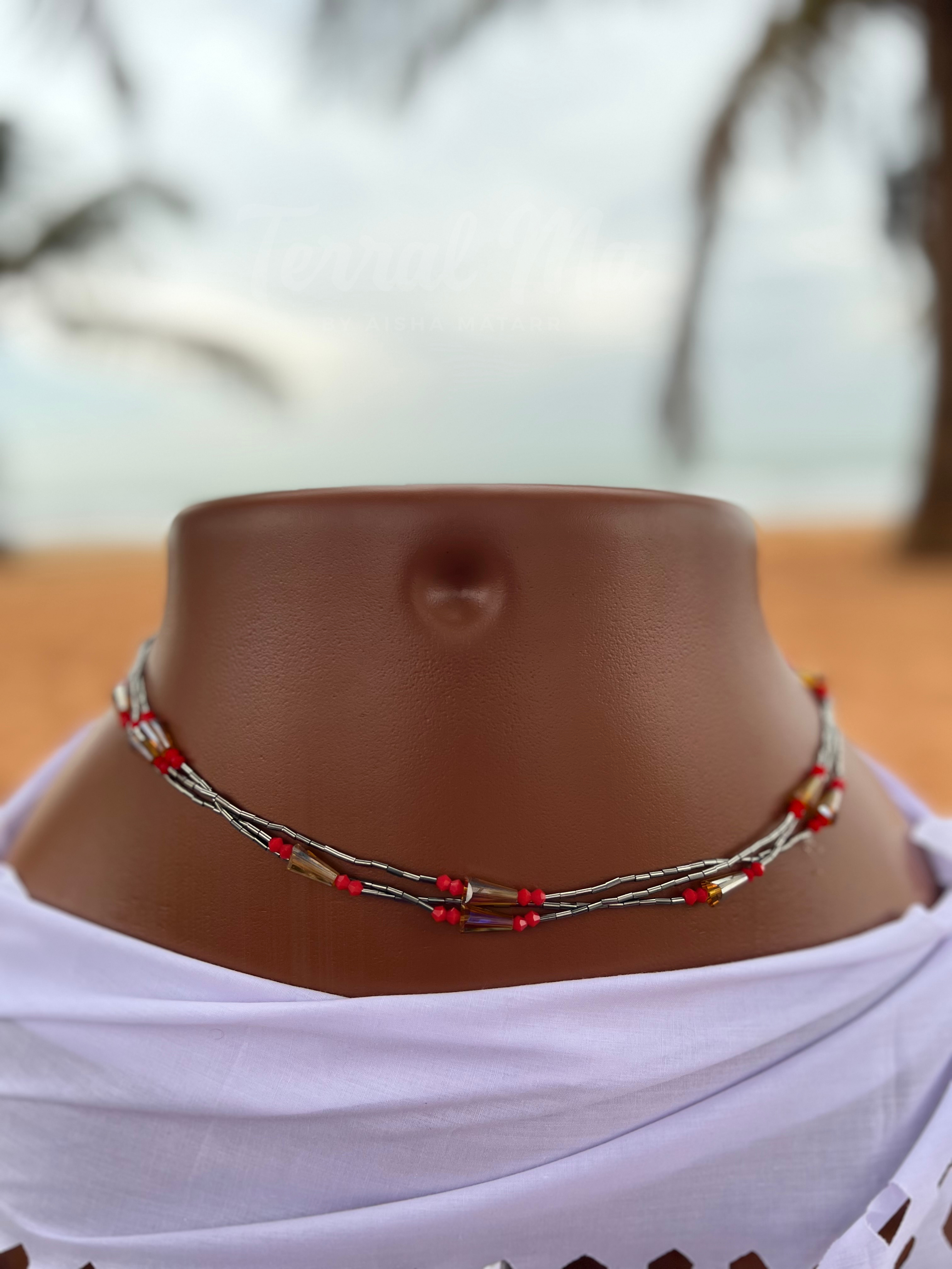 DOMOU TAAL PLUS - Grey, Gold & Red