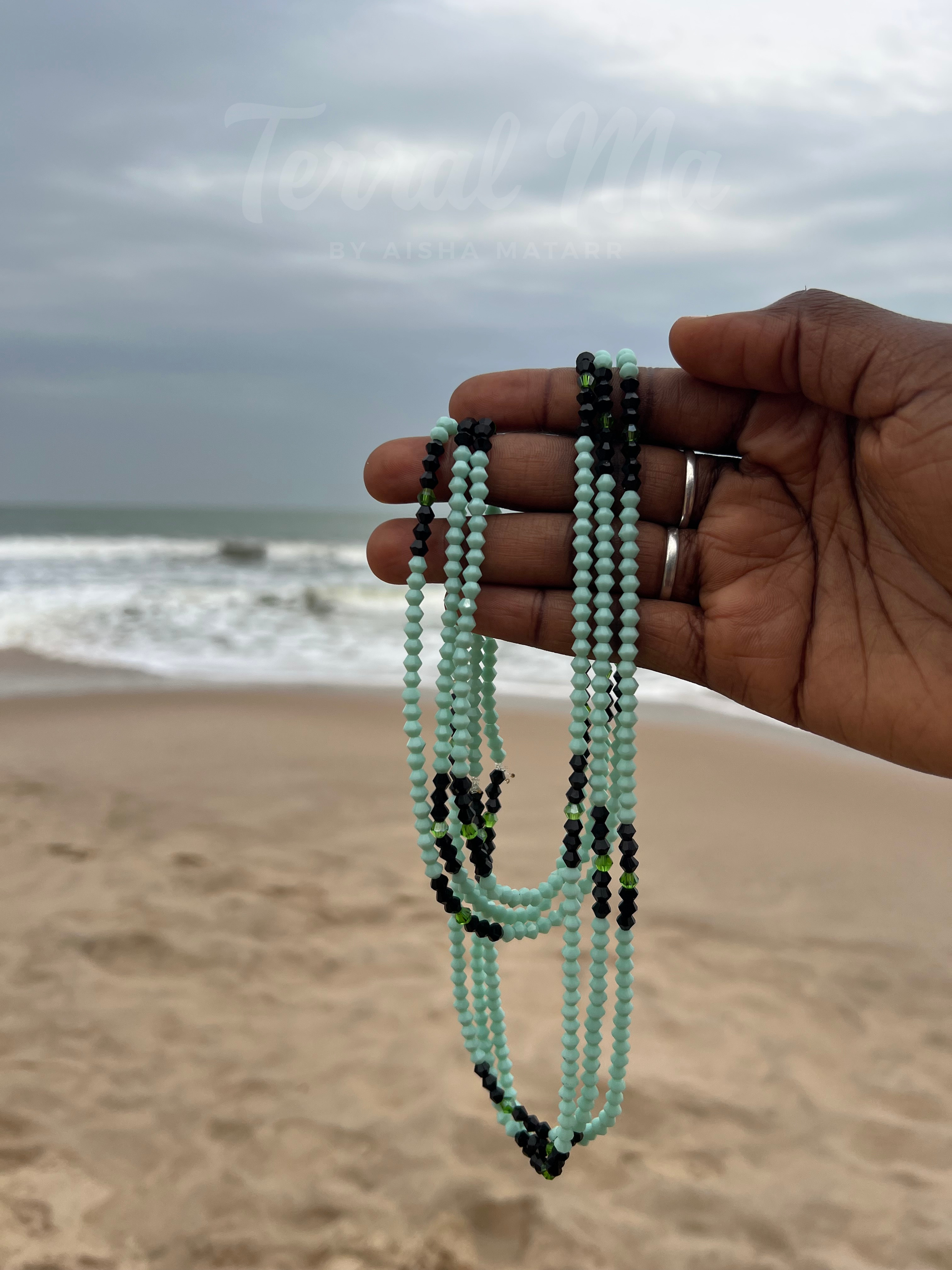 NAATANGEH - Turquoise Blue, Black & Green