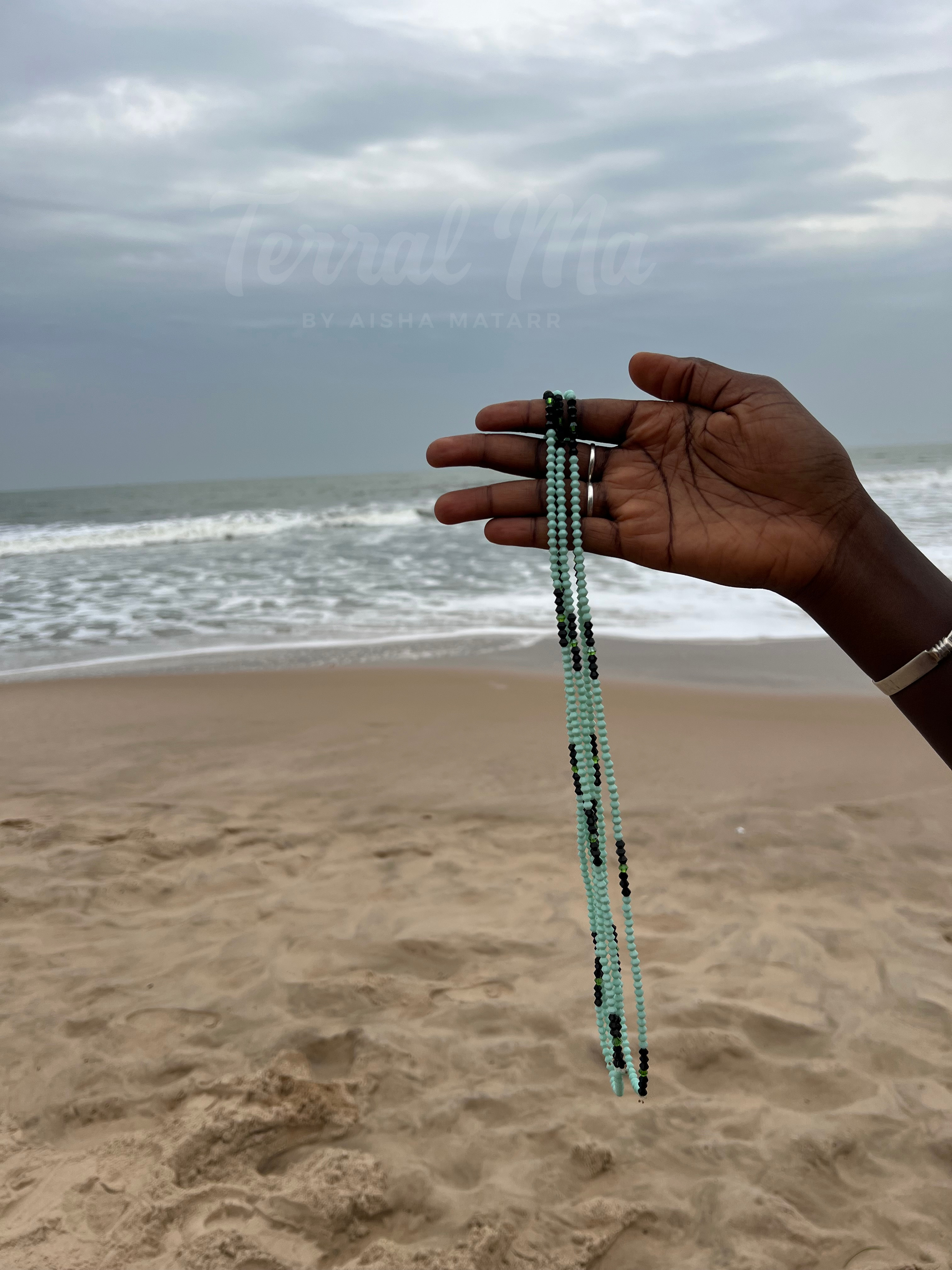 NAATANGEH - Turquoise Blue, Black & Green