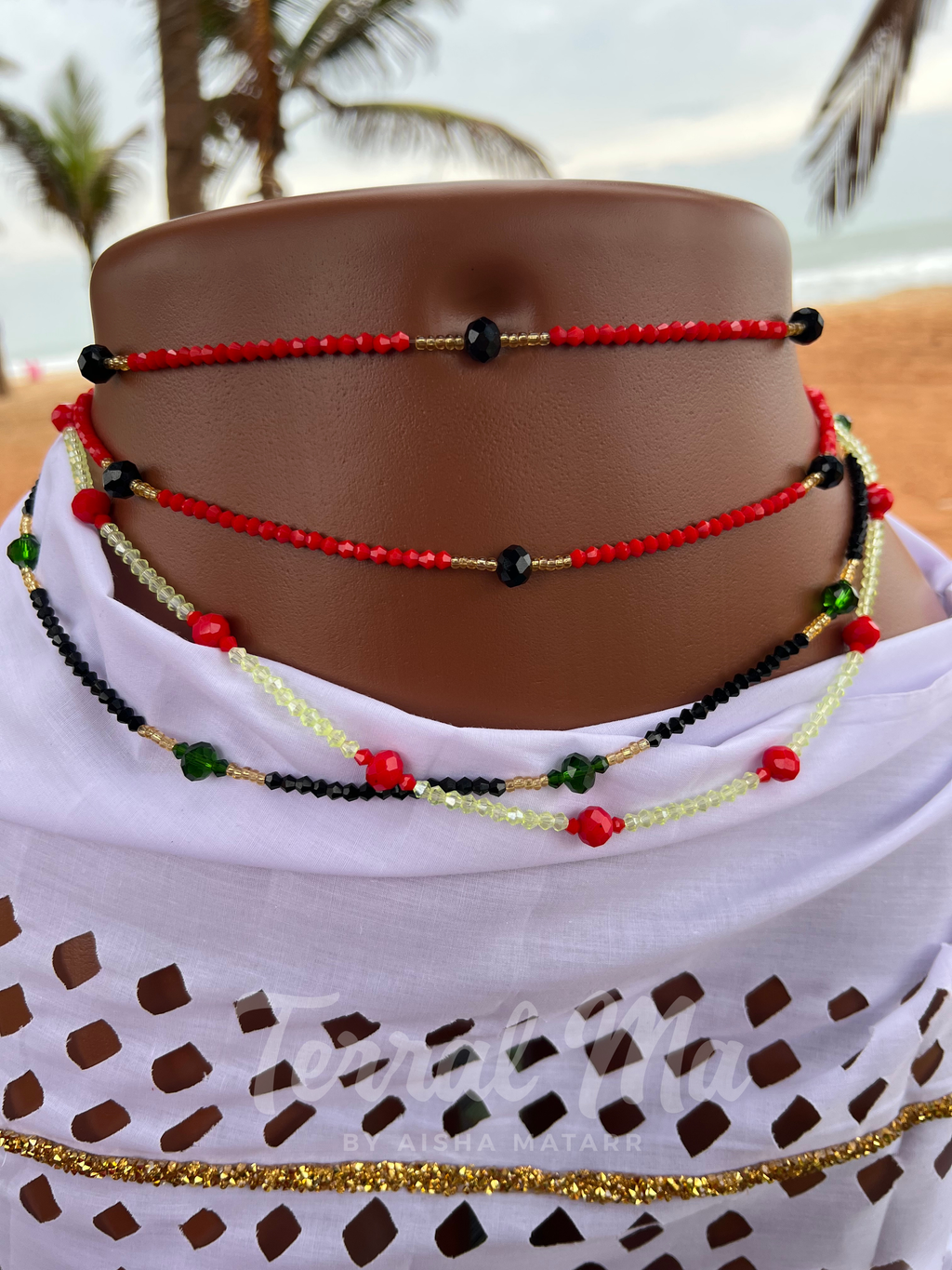 LOVE - Red, Gold & Black