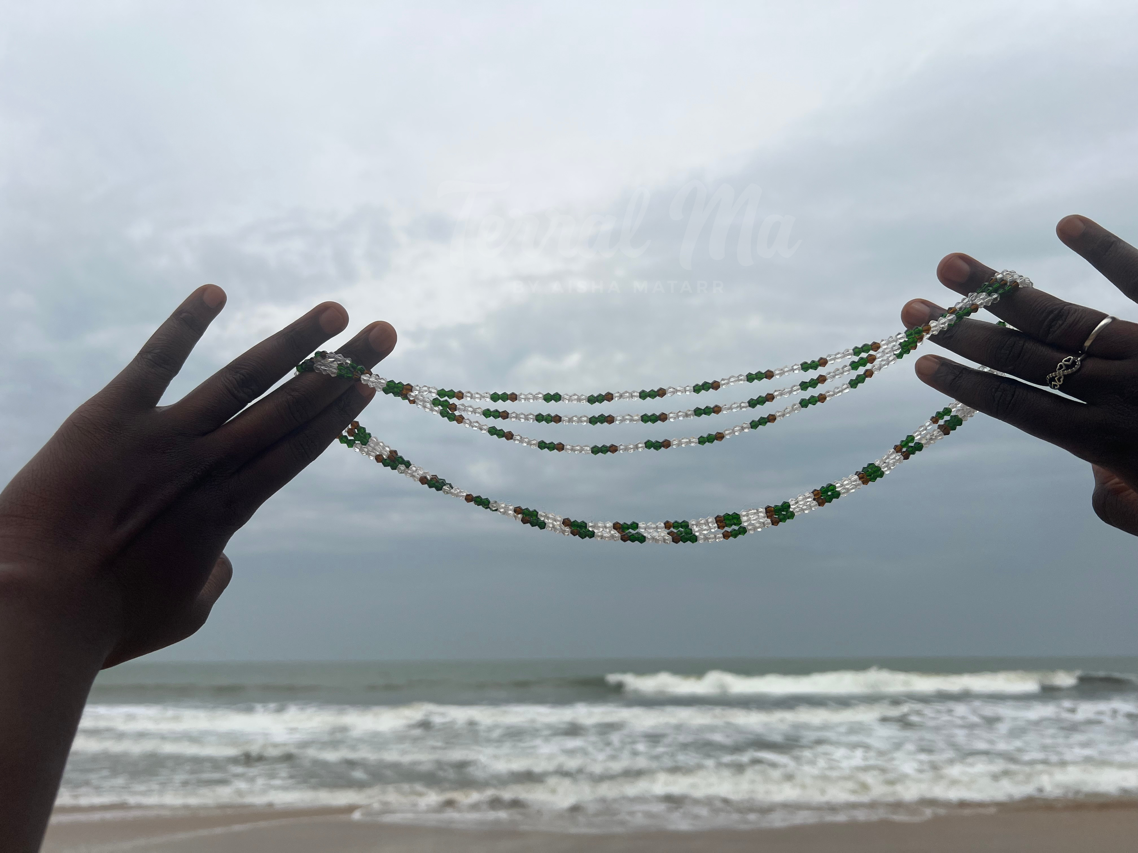 FINE LITE - Silver, Green & Brown