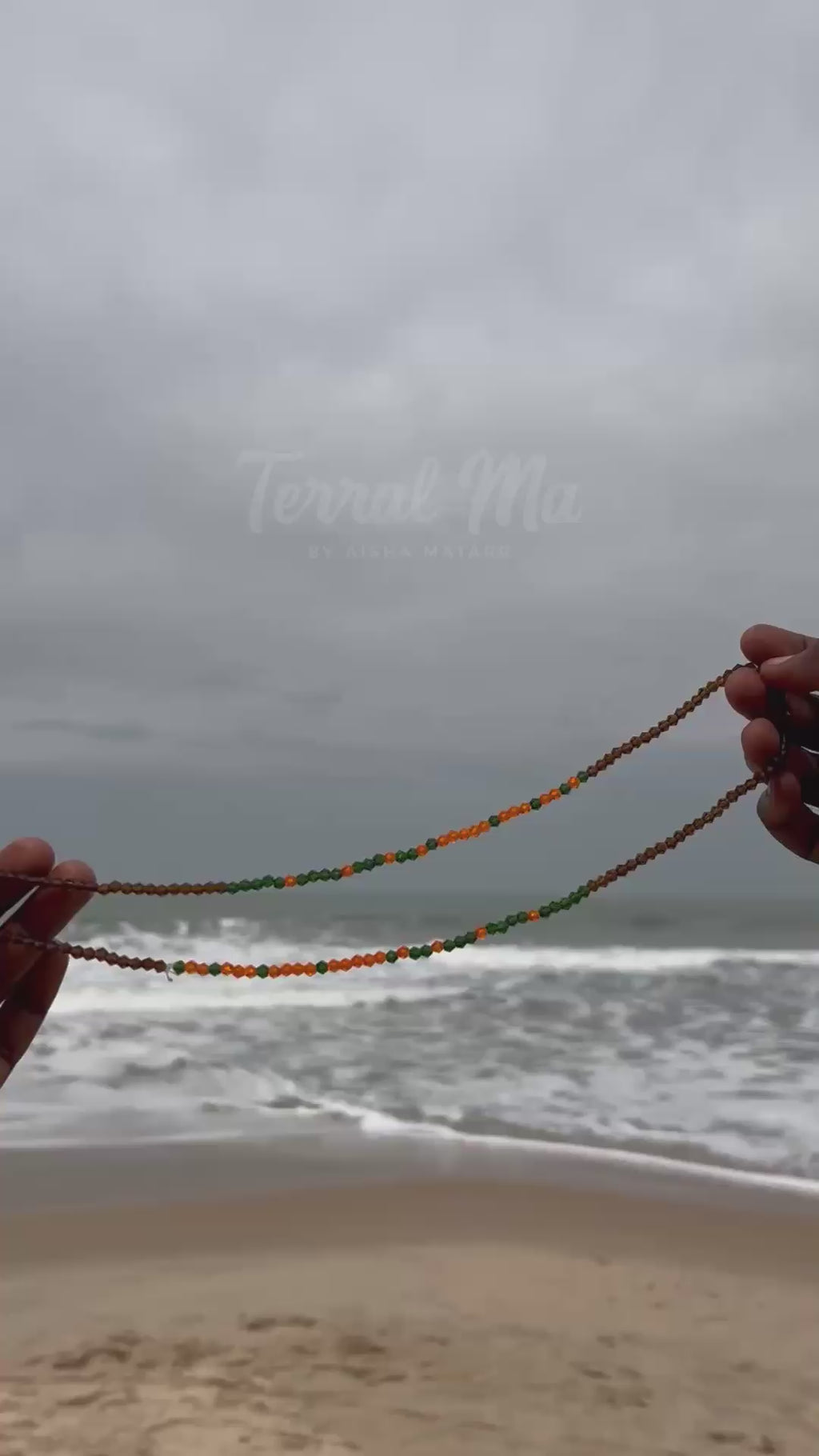 VIBE - Brown, Orange & Green