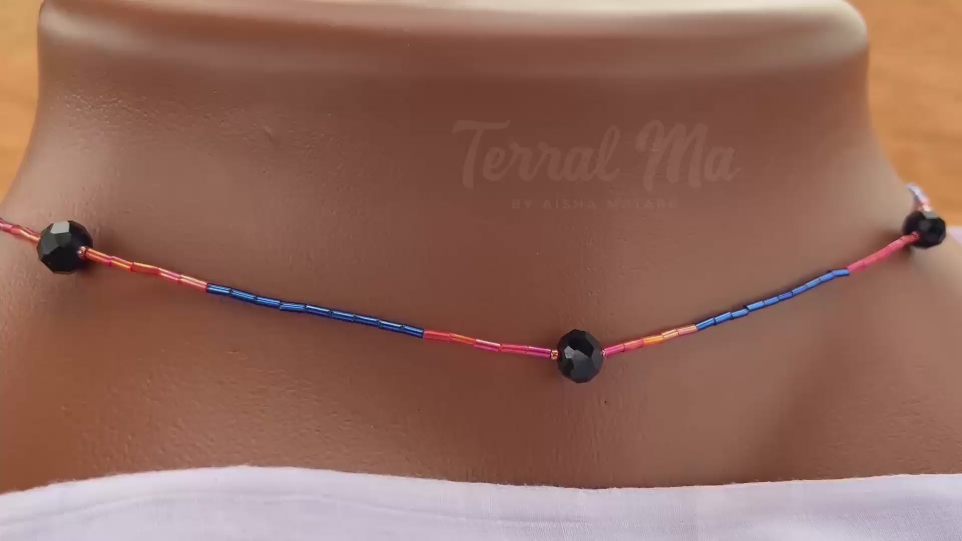 GUEWEL MBAYE - Orange Mix, Blue & Black