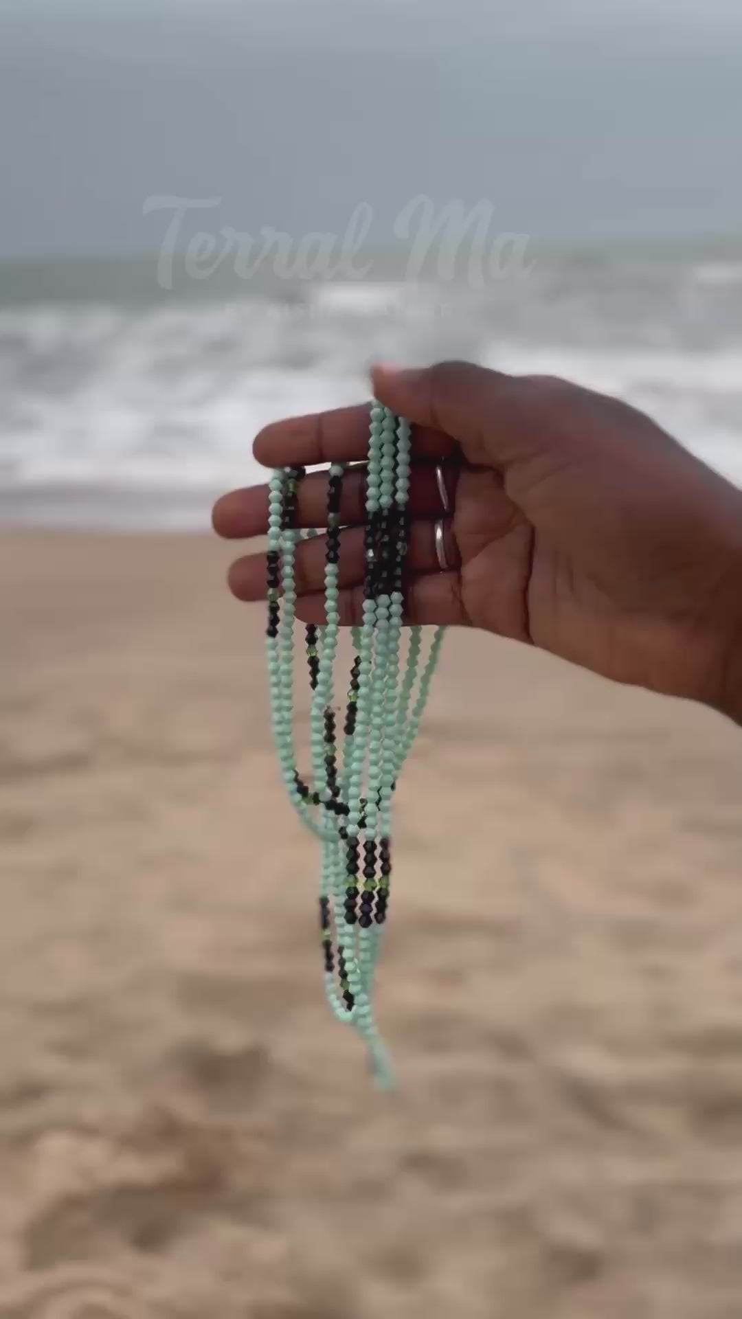 NAATANGEH - Turquoise Blue, Black & Green