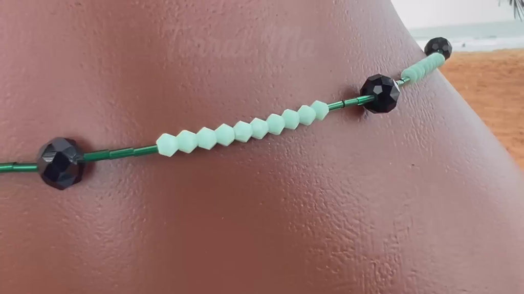 SINE - Turquoise Blue & Green