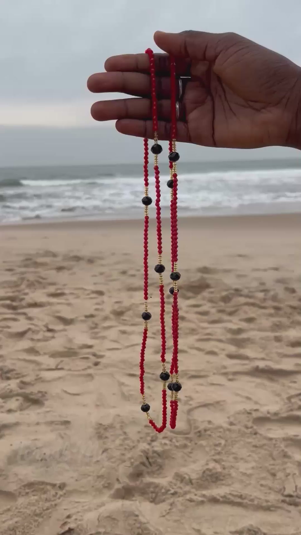 LOVE - Red, Gold & Black